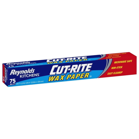 Reynolds Cut-Rite Wax Paper - 75 sq ft: BPA-Free, Non Stick, Multipurpose, 1 Pack