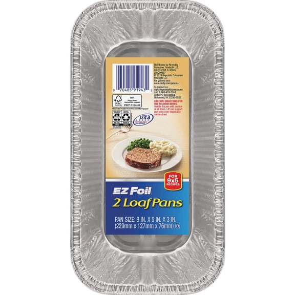 Reynolds EZ Foil Loaf Pan - Pack of 4