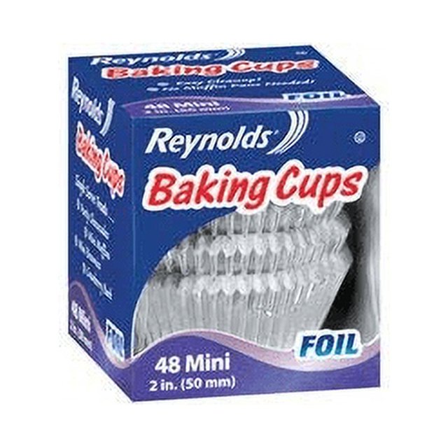 Reynolds Foil Mini 2Inch Baking Cups, 48 Count 2 Pack