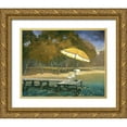 thumbnail image 1 of Reynolds, Graham 18x15 Gold Ornate Wood Framed with Double Matting Museum Art Print Titled - Evening Swim II, 1 of 4