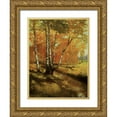 thumbnail image 1 of Reynolds, Graham 19x24 Gold Ornate Wood Framed with Double Matting Museum Art Print Titled - Woodland Stream I, 1 of 4