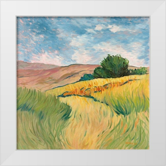 Reynolds, Graham 20x20 White Modern Wood Framed Museum Art Print Titled - High Season