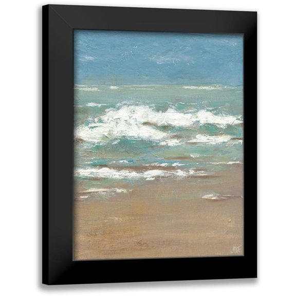 Reynolds, Jade 12x14 Black Modern Framed Museum Art Print Titled - Waves I