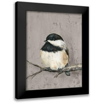 Reynolds, Jade 12x14 Black Modern Framed Museum Art Print Titled - Winter Bird IV