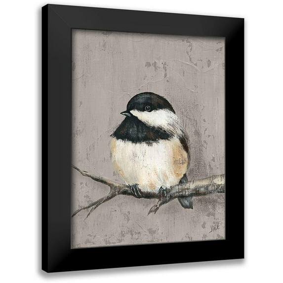 Reynolds, Jade 12x14 Black Modern Framed Museum Art Print Titled - Winter Bird IV