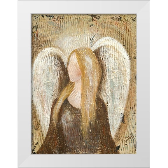 Reynolds, Jade 12x14 White Modern Wood Framed Museum Art Print Titled - Angel