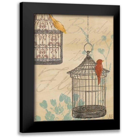 Reynolds, Jade 19x24 Black Modern Framed Museum Art Print Titled - Uncaged I