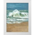 thumbnail image 1 of Reynolds, Jade 19x24 White Modern Wood Framed Museum Art Print Titled - Waves II, 1 of 4