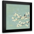 thumbnail image 1 of Reynolds, Jade 20x20 Black Modern Framed Museum Art Print Titled - Chickadee and Dogwood I, 1 of 5