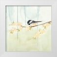 thumbnail image 1 of Reynolds, Jade 26x26 White Modern Wood Framed Museum Art Print Titled - Spring Chickadees III, 1 of 4