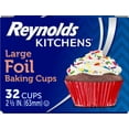 thumbnail image 1 of Reynolds Kitchens 2.5 in. Foil Baking Cups 32 ct Container, 32.0 CT, 1 of 2