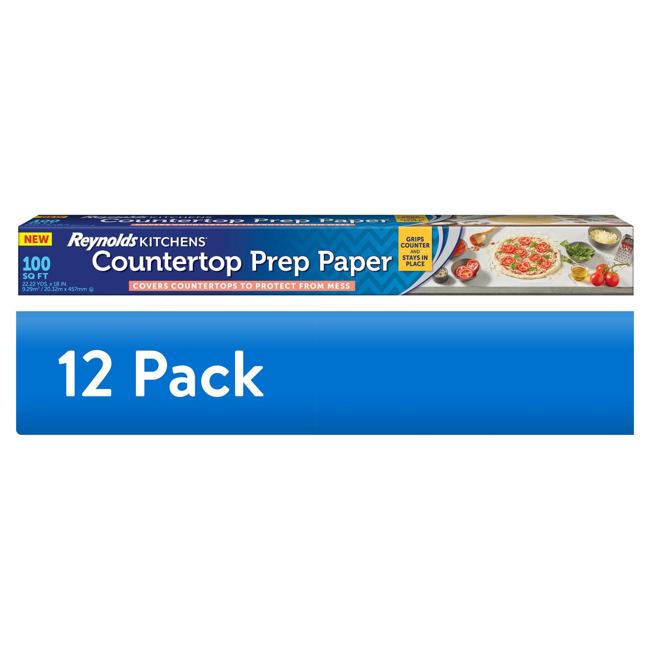 (12 pack) Reynolds Kitchens Countertop Prep Paper, 22.22 yds x 18 in, 100 Total Sq. Ft.