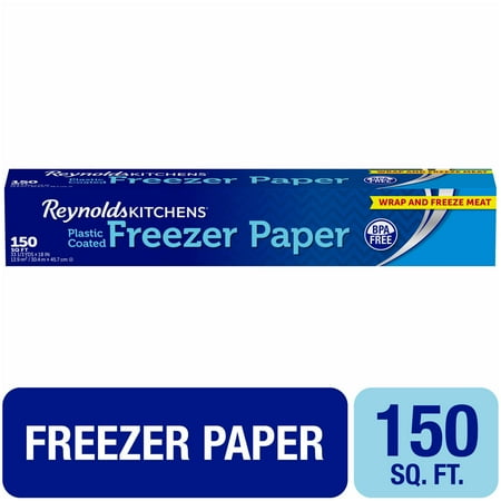 Reynolds Kitchens Plastic-Coated Freezer Paper, 150 Square Foot Roll