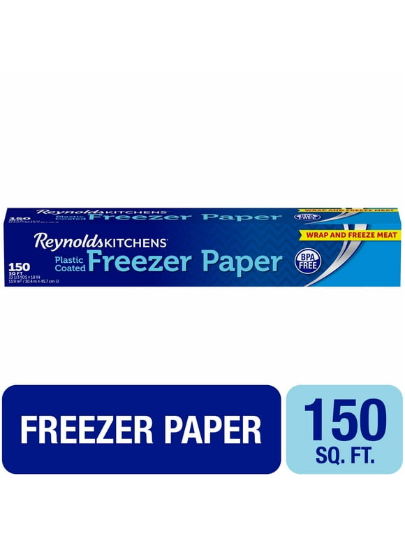 Reynolds Kitchens Plastic-Coated Freezer Paper, 150 Square Foot Roll