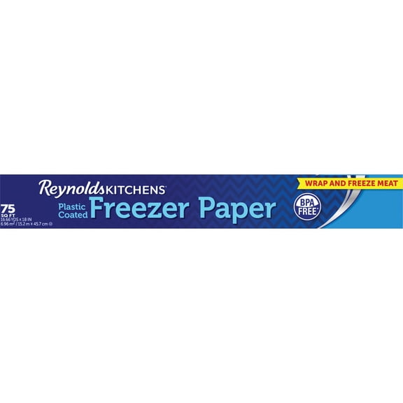 Reynolds Kitchens Plastic Coated Freezer Paper - 75 Square Feet