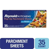 Reynolds Kitchens Pop-Up Parchment Paper Sheets, 10.75 in x 13.75 in, 35 Sheets