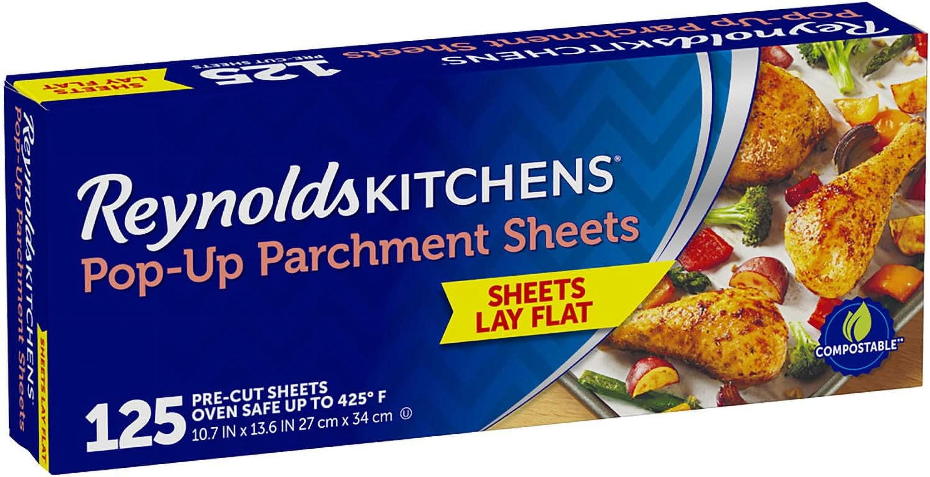 Reynolds Kitchens PopUp Parchment Paper Sheets, 125 ct.