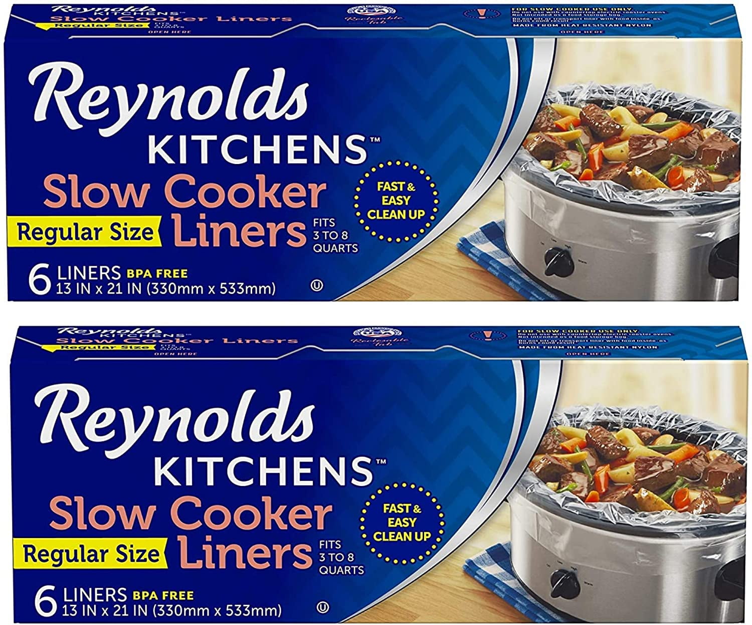 https://i5.walmartimages.com/seo/Reynolds-Kitchens-Premium-Slow-Cooker-Liners-13-x-21-Inch-6-Count-2-Pack_74ca4584-f6d6-48d0-9378-59a28dc778ee.64a8e0d00f36a8fc10c696051b0479d5.jpeg