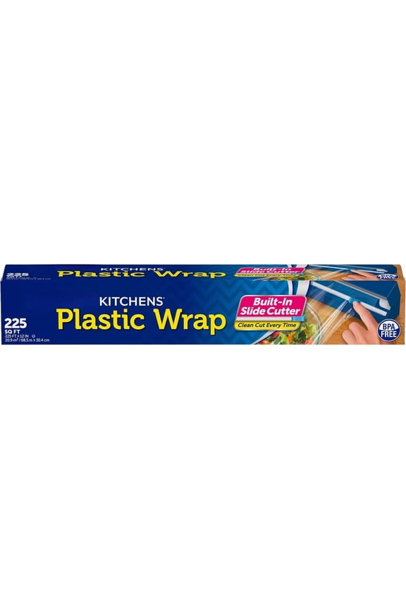 Reynolds Kitchens Quick Cut Plastic Wrap, 225 Square Feet
