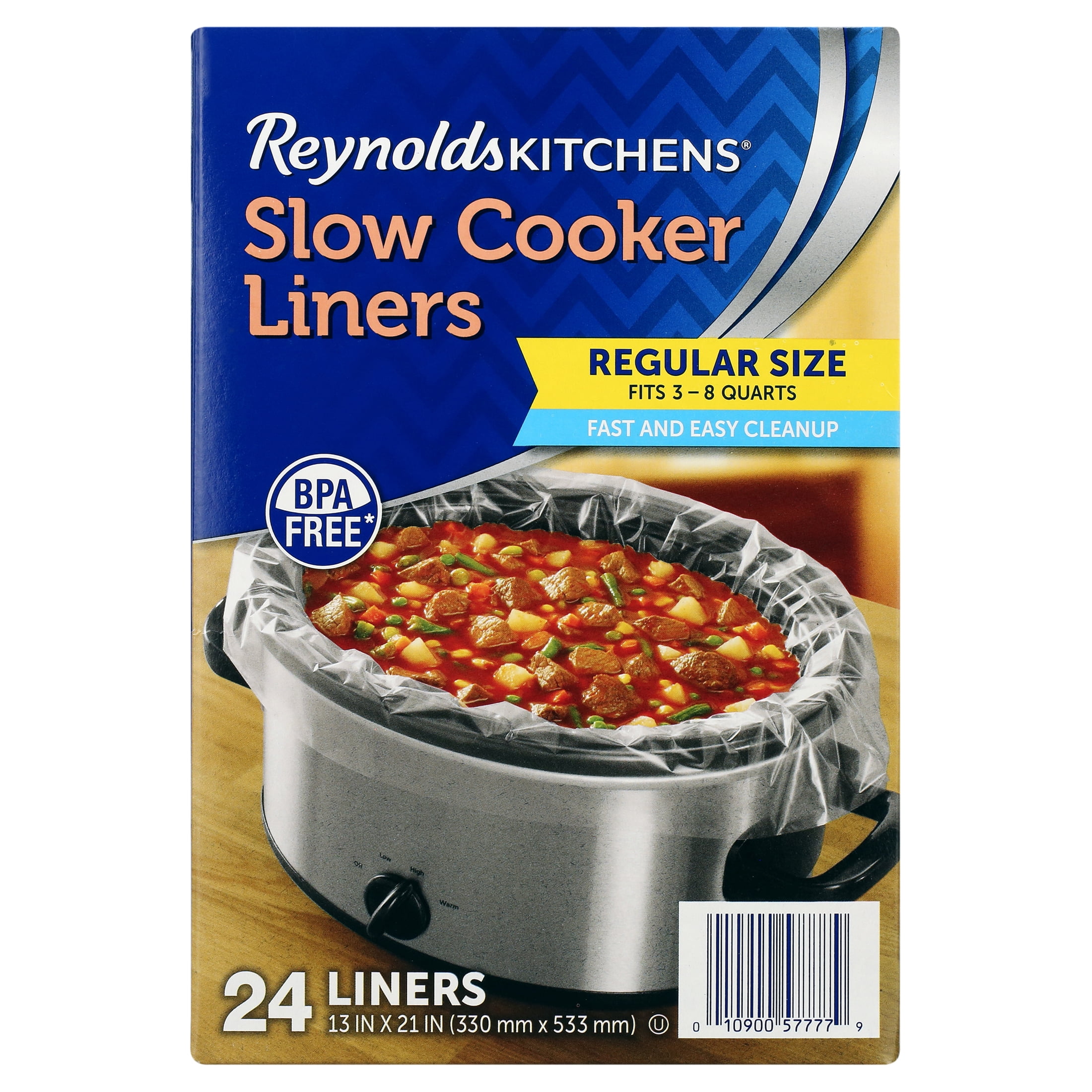 Reynolds Kitchens Slow Cooker Liners, Regular Size, 24 ct.