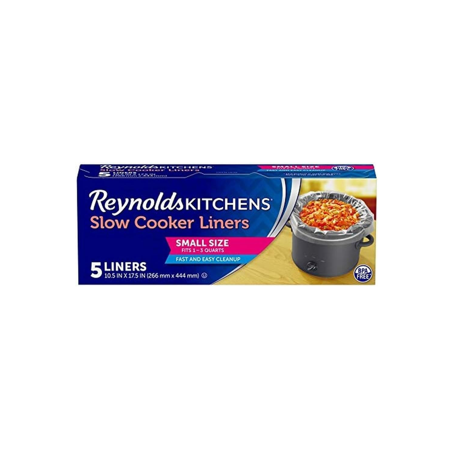 Reynolds Kitchens Slow Cooker Liners, Small (Fits 1-3 Quarts), 5 Count