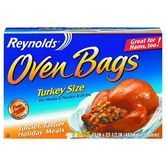 Reynolds Kitchens Turkey Size Oven Bags 2pk -  (1 BOX with 2 bags)