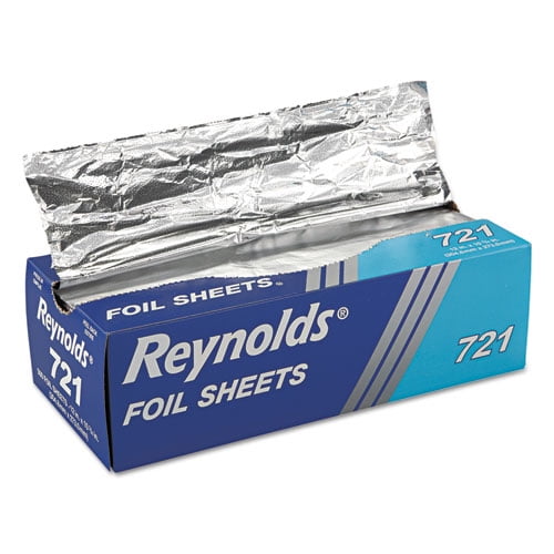 Pop-Up Interfolded Aluminum Foil Sheets, 12 x 10.75, Silver, 500/Box Pop-Up Interfolded Aluminum Foil Sheets, 12 x 10.75, Silver, 500/Box