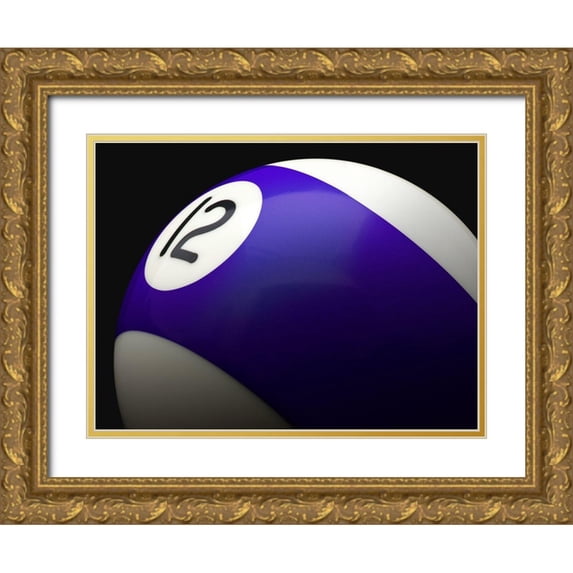 Reynolds, Richard 24x19 Gold Ornate Wood Framed with Double Matting Museum Art Print Titled - Purple 12