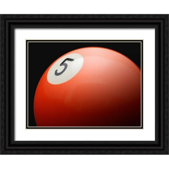 Reynolds, Richard 32x25 Black Ornate Wood Framed with Double Matting Museum Art Print Titled - Orange 5
