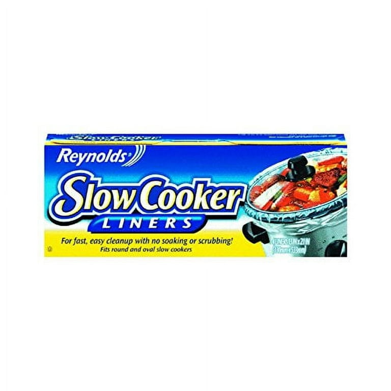 Reynolds 1001090000504 Slow Cooker Liner 4 Pack: Disposable Liners & Cookie  Sheets (010900005043-2)