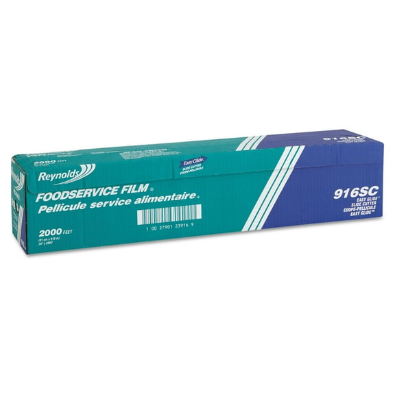 Reynolds Wrap 000000000000000916 24 in. x 2,000 ft. PVC Film Roll with Cutter Box (1/Carton)
