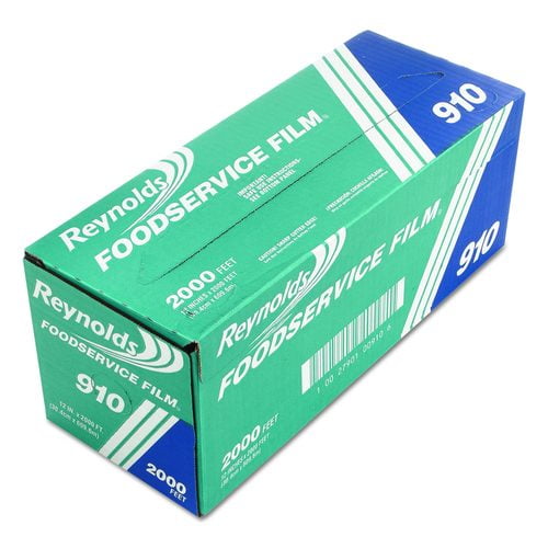 Reynolds Wrap 910M Metro Light-duty Film With Cutter Box, 12" X 2000 Ft.-roll