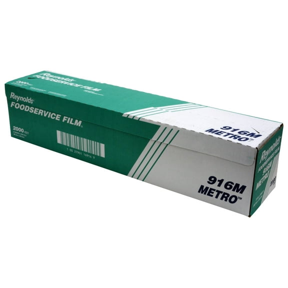 Reynolds Wrap 916M Metro 24 in. x 2,000 ft. Light-Duty PVC Film Roll with Cutter Box (1/Carton)