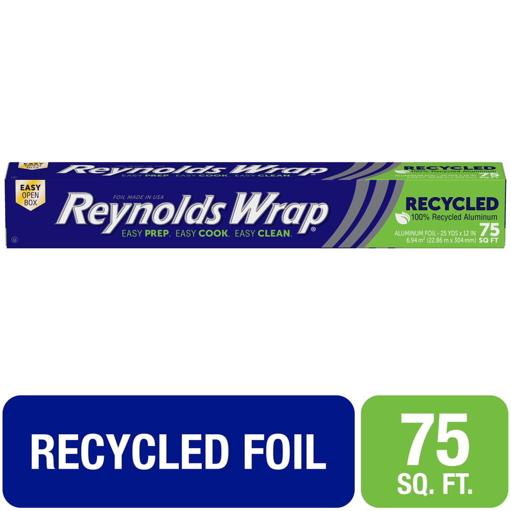 Reynolds Wrap Aluminum Foil 75 sq ft (Pack of 4)