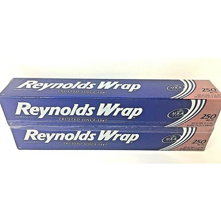 Reynolds Wrap Aluminum Foil 250 SQ. FT. Pack of 2