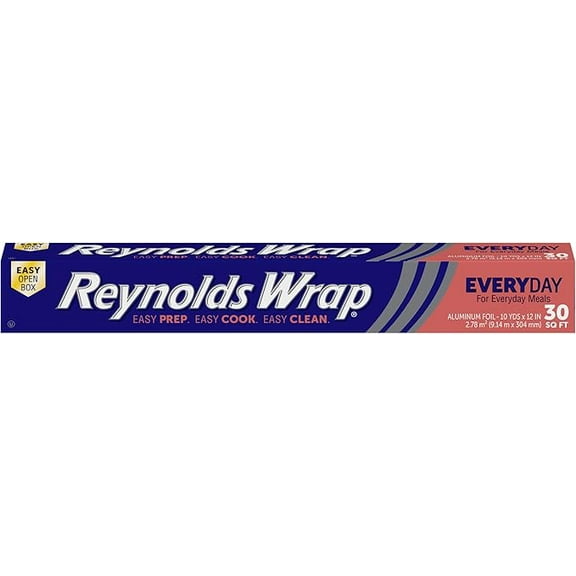 Reynolds Wrap Aluminum Foil, 30 sq ft( Pack of 2 )