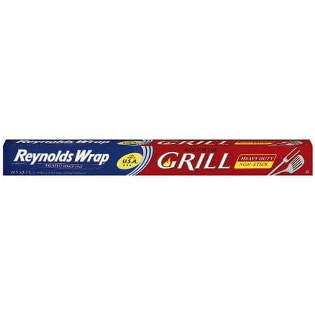 Reynolds Wrap Aluminum Foil for The Grill, 37.5 Sq Ft (Pack of 4)