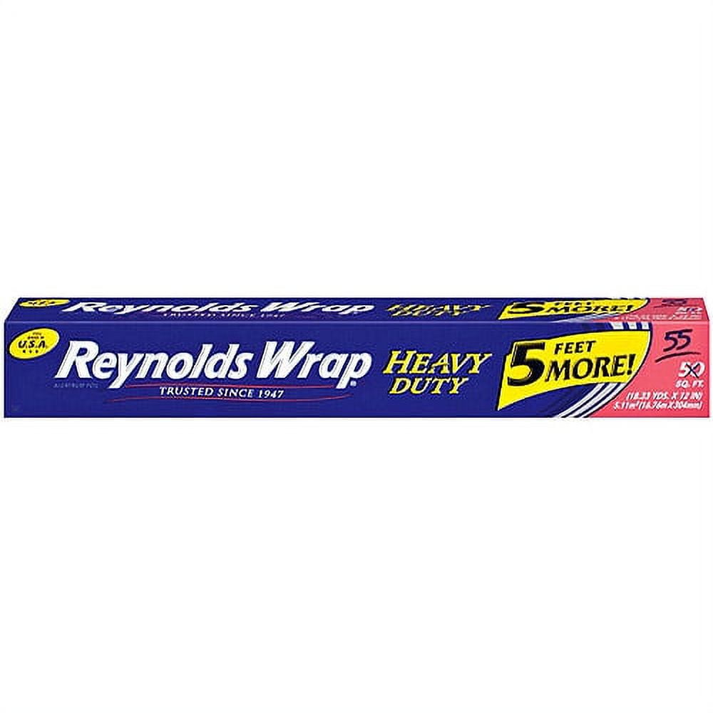 Reynolds Wrap Heavy Duty Aluminum Foil, 55 sf