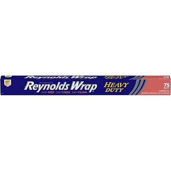 Reynolds Wrap Heavy Duty Aluminum Foil, 75 Square Feet