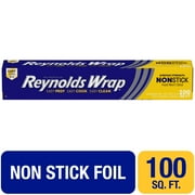 Reynolds Wrap Non-Stick Aluminum Foil Roll, 12 inches Wide, 100 Sq. Ft.