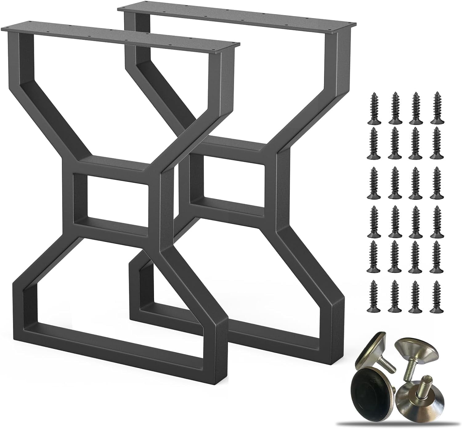 Reyox Metal Table Legs Heavy Duty Desk Legs for Table 28 inch 20 inch ...