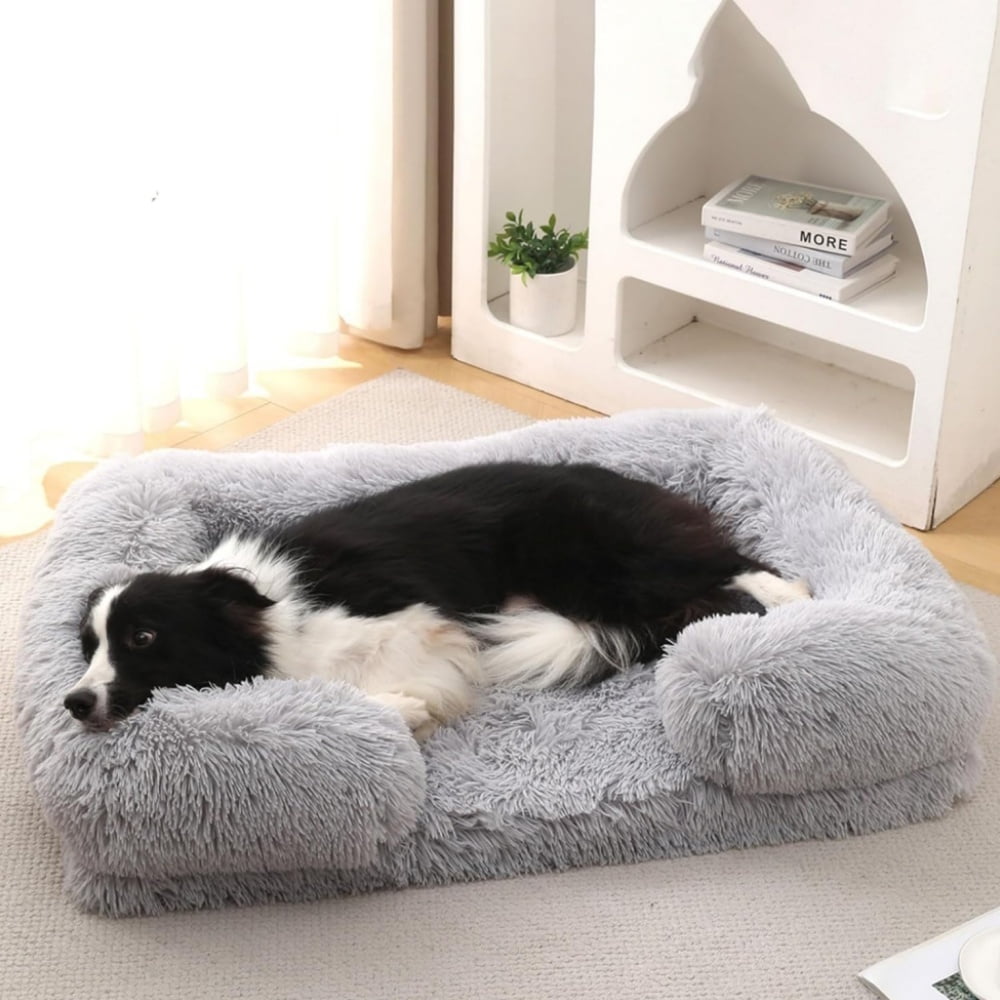 Reyox Orthopedic Pet Mattress Large 43x28 inch Removable Cover Non Slip Bottom Egg Crate Foam Walmart
