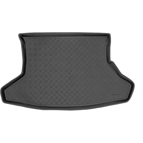 Rezaw-Plast Cargo Liner for Toyota Prius 20102015 Custom Fit Trunk Mat All-Weather Odorless PE Material, Anti-Scratch, 1/16" Thick, Raised Edges, Non-Slip, Easy to Clean, Durable Liner Black