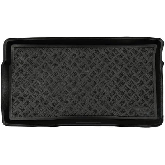 Rezaw-Plast Cargo Mat for Fiat 500e 2024, 2025, 2026 Custom Fit Trunk Liner, Tailored All-Weather PE Material, Odorless, No Trim, Spill-Proof Rear Boot Mat, Black