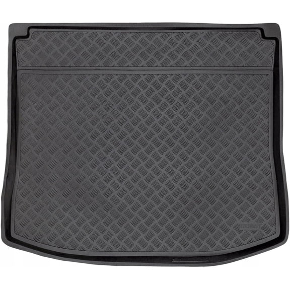 Rezaw-Plast Cargo Mat for Ford Edge 2015, 2016, 2017, 2018, 2019, 2020, 2021, 2022, 2023, 2024  Custom Fit Trunk Liner, All-Weather PE Material, Odorless, No Trim, Rear Boot Tray, Black