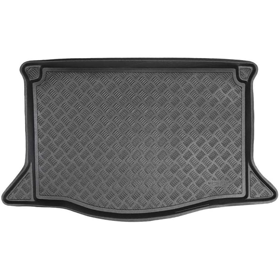 Rezaw-Plast Cargo Mat for Honda Fit 2009 2010 2011 2012 2013 Custom Fit Trunk Mat PE Material Tailored Waterproof Odorless Light Weight Durable Heavy Duty Black