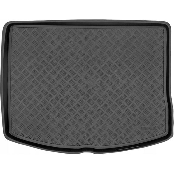Rezaw-Plast Cargo Mat for Mazda 3 Hatchback 2010 2011 2012 2013 – Custom Fit PE Lightweight Trunk Mat Tailored Durable Odorless 1/16in Thick Black