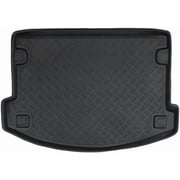 Rezaw-Plast Cargo Trunk Mat for Jaguar E-Pace 2018 2019 2020 2021 2022 2023 2024 Custom Fit PE Rubber Boot Liner, All-Weather Protection, Raised Edges, Anti-Slip, Odorless, Black