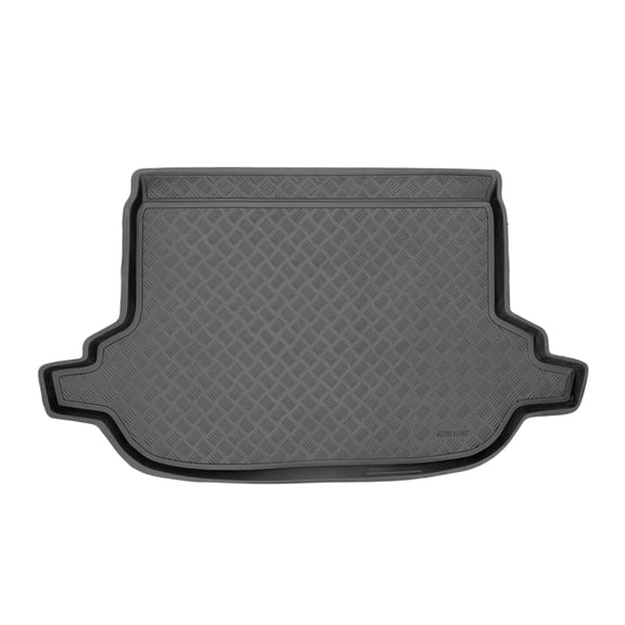 Rezaw-Plast Cargo Trunk Mat for Subaru Forester 2014–2018 | Custom Fit PE Rubber Boot Liner 1/16in Thick Durable, Raised Edges, Odorless, Anti-Slip, All-Weather Rear Tray, Black