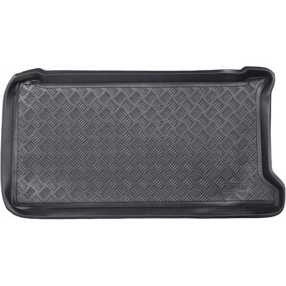 Rezaw-Plast Custom Fit Trunk Mat for Fiat 500 (2007-2020) – 1/16” Thick PE Cargo Liner, Waterproof &, Odorless, Flexible, Scratch Resistant, All-Weather Protection, Black